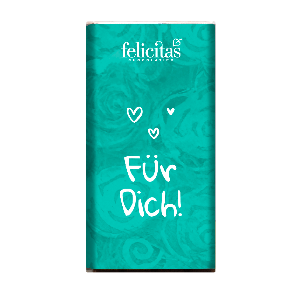 Schoko-Täfelchen "Für Dich" Zartbitter