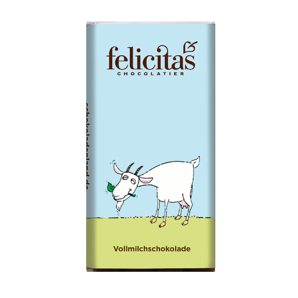 Schoko-Täfelchen Ziege Vollmilch
