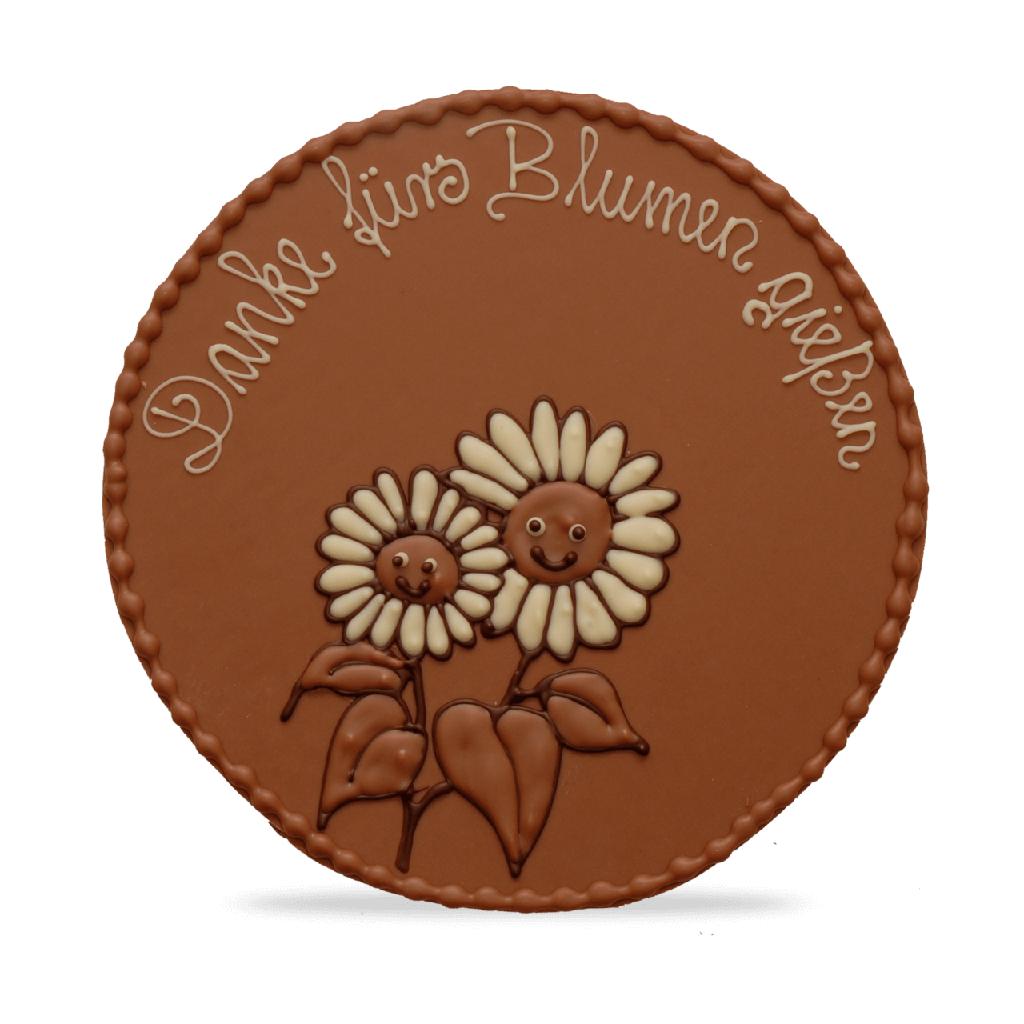 Schoko-Orden Danke fürs Blumen gießen