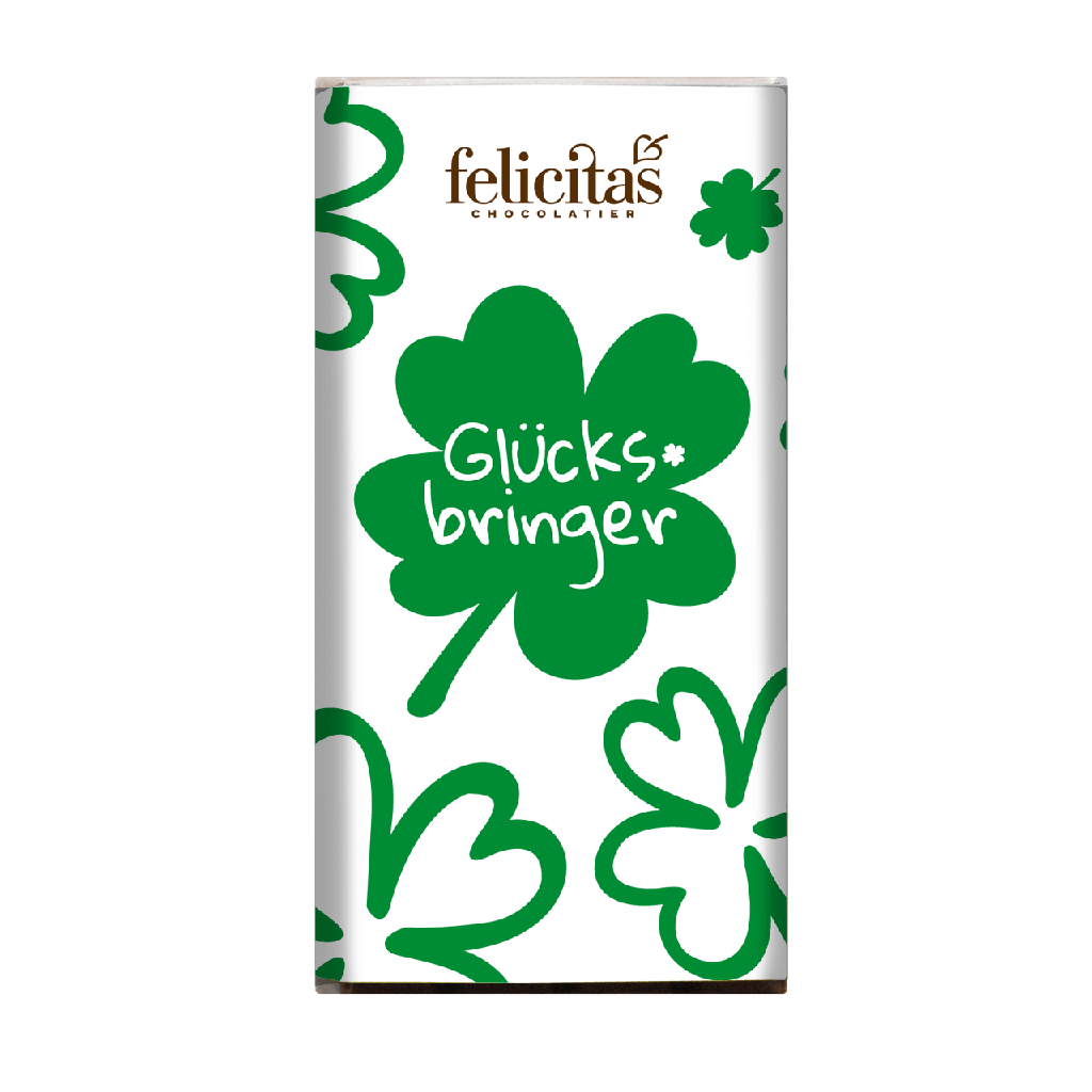 Schoko-Täfelchen Glücksbringer Vollmilch