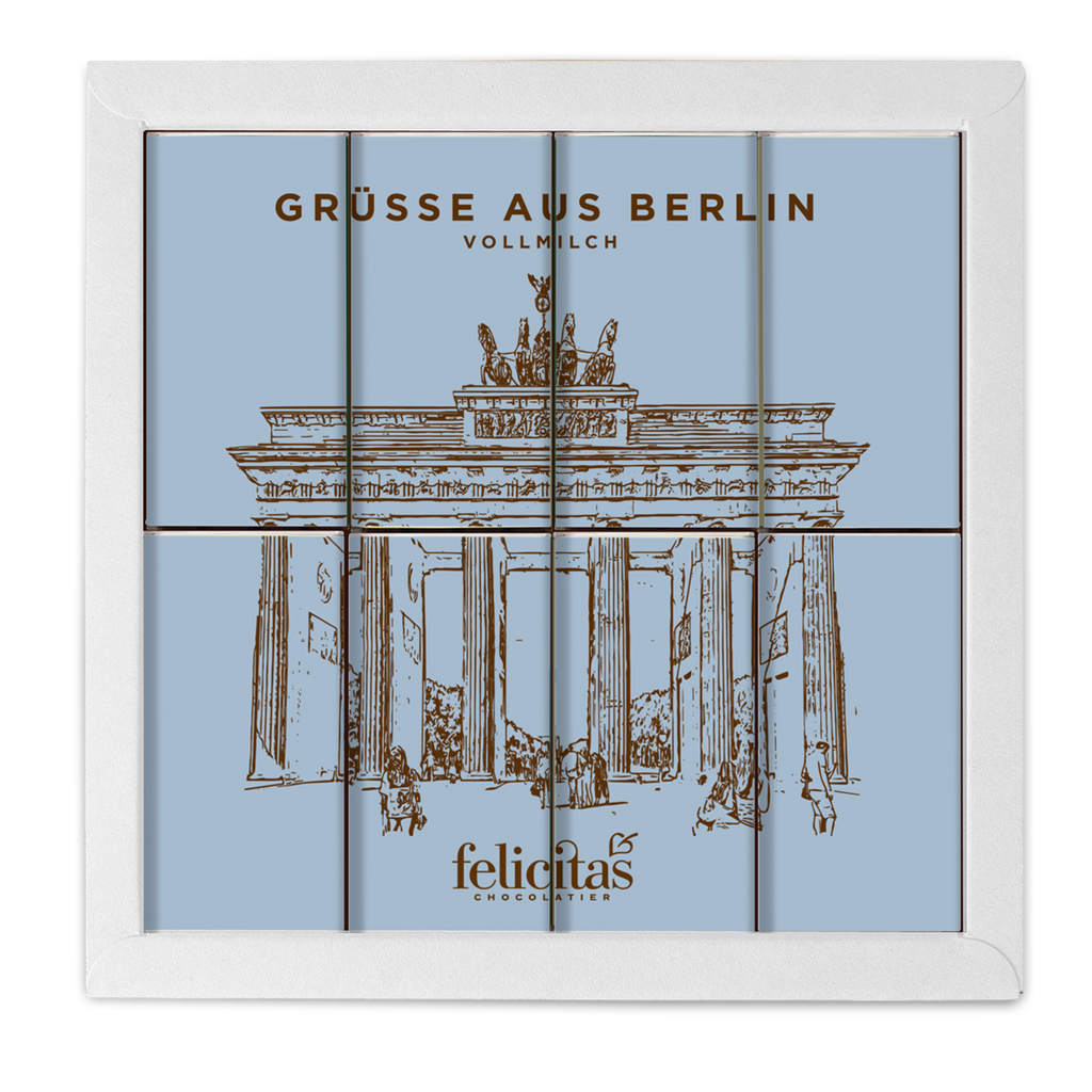 16er Schoko-Täfelchen Berlin Vollmilch