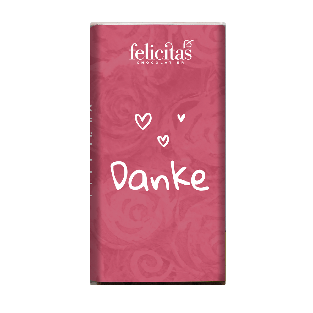 Schoko-Täfelchen Danke Vollmilch