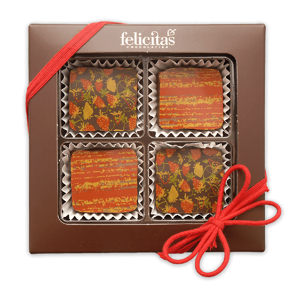 Pralinenquadrat 4er Sommer