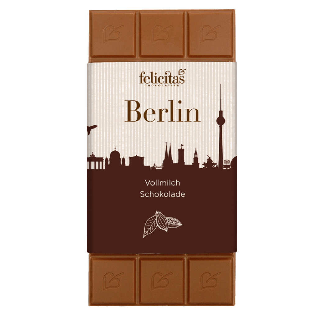 Tafelschokolade Vollmilch Berlin 100g