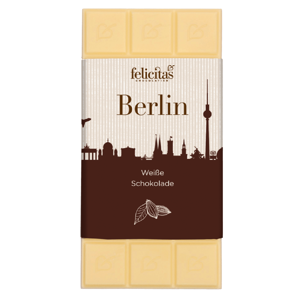 Tafelschokolade weiß Berlin 100g