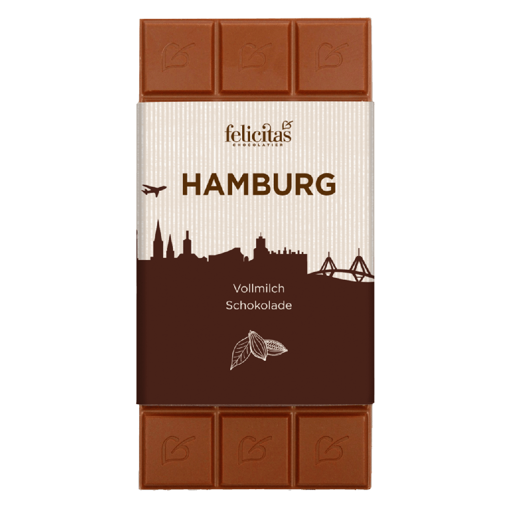 Tafelschokolade Vollmilch Hamburg 100g