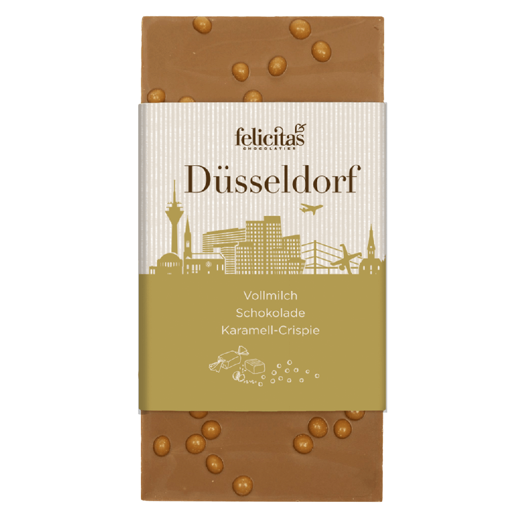 Tafelschokolade Vollmilch Crispieperlen Düsseldorf 100g