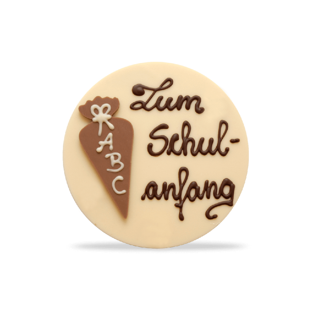 Schokotaler "Zum Schulanfang"