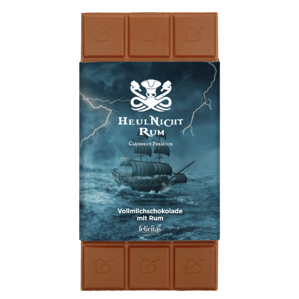 Tafelschokolade mit Rum 100g