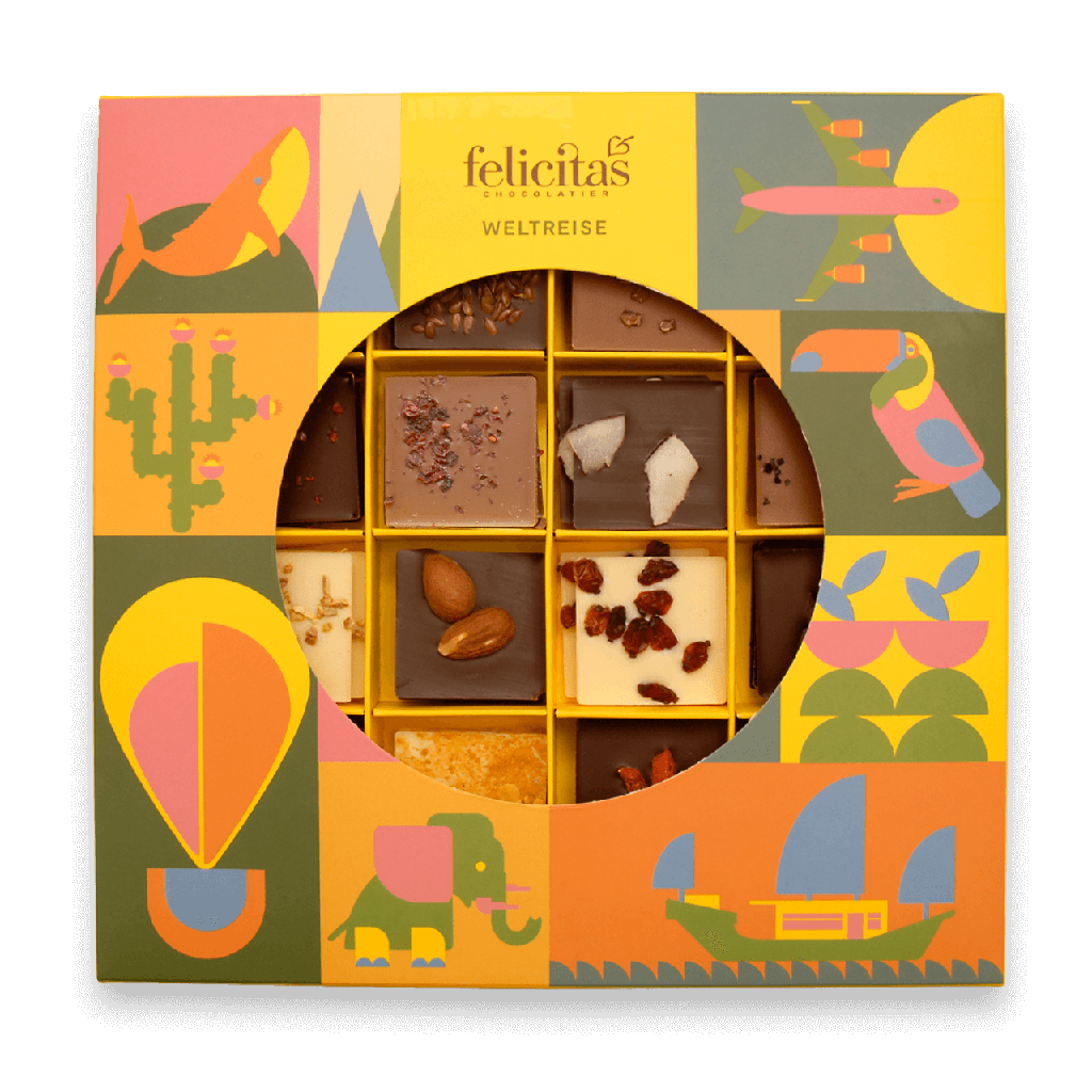 Schoko-Weltreise gemischt 200g