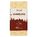 Tafelschokolade weiß mit Kakaosplittern Hamburg 100g