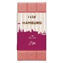 Tafelschokolade RUBY pur Hamburg 100g