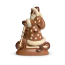 Weihnachtsmann mit Roller 