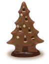 Weihnachtsbaum mittel aus Schokolade