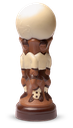 Fußball-Pokal aus Schokolade