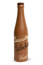 Bierflasche aus Schokolade