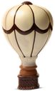 Heißluftballon aus Schokolade