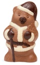 Weihnachtsteddybär aus Schokolade