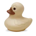 Badeente aus Schokolade