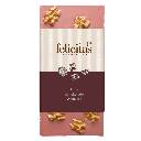 Tafelschokolade RUBY mit Walnuss 100g