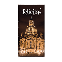 Schoko-Täfelchen Frauenkirche            Dresden Zartbitter