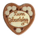Rosenherz "Zum Geburtstag"