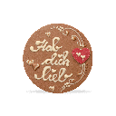 Schoko-Orden "Hab dich lieb"