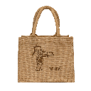 Jutetasche "...weil Schokolade glücklich macht"